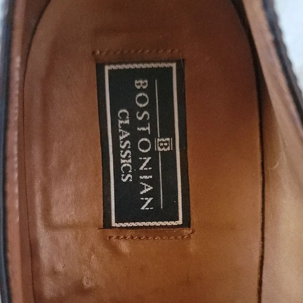 Bostonian Black Leather Oxford Shoes Timeless Design 9 M